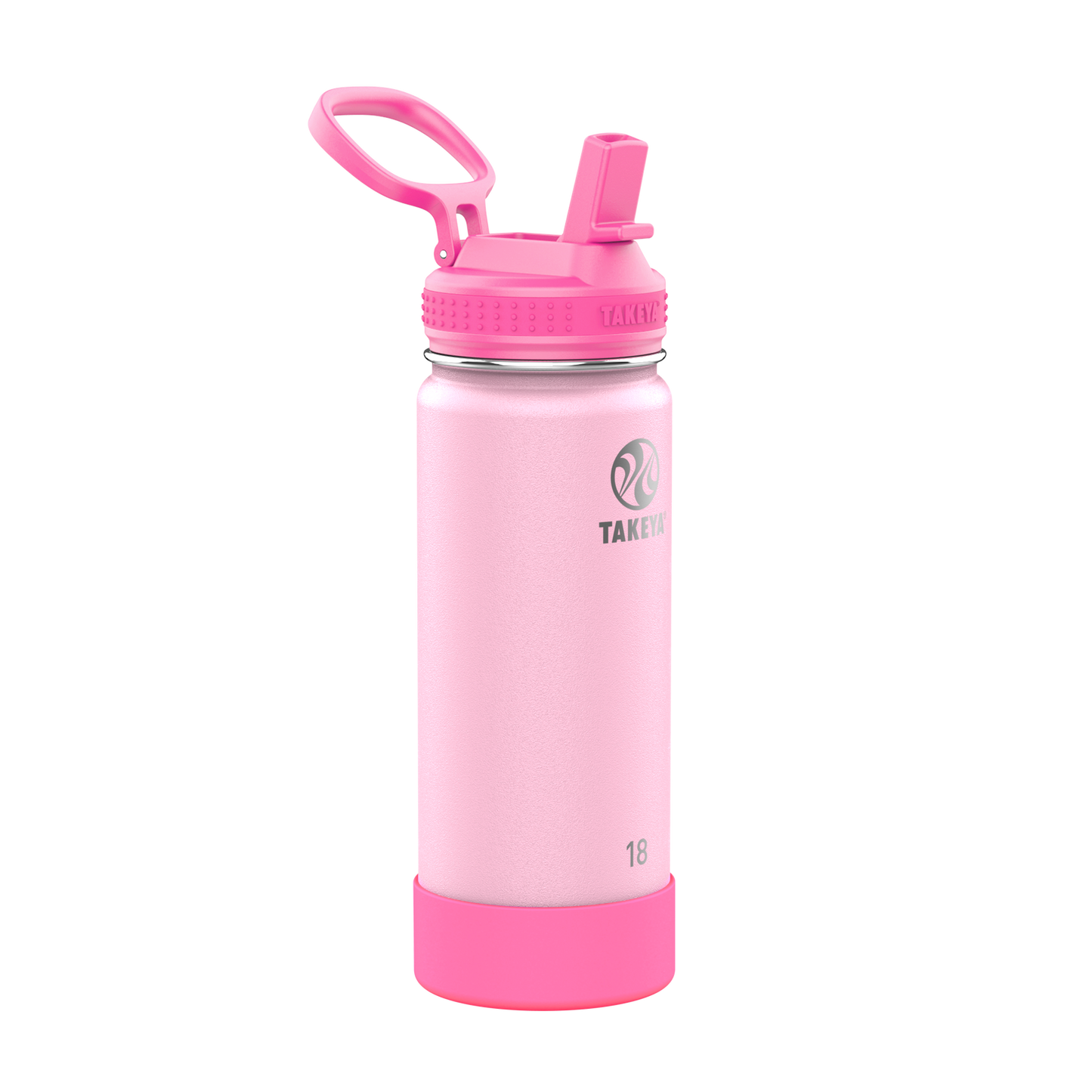 actives-kids-glow-in-the-dark-water-bottle-with-straw-lid-t7 51076-Actives-Kids-Straw-18-GID-SummerGlowPink-angle.png