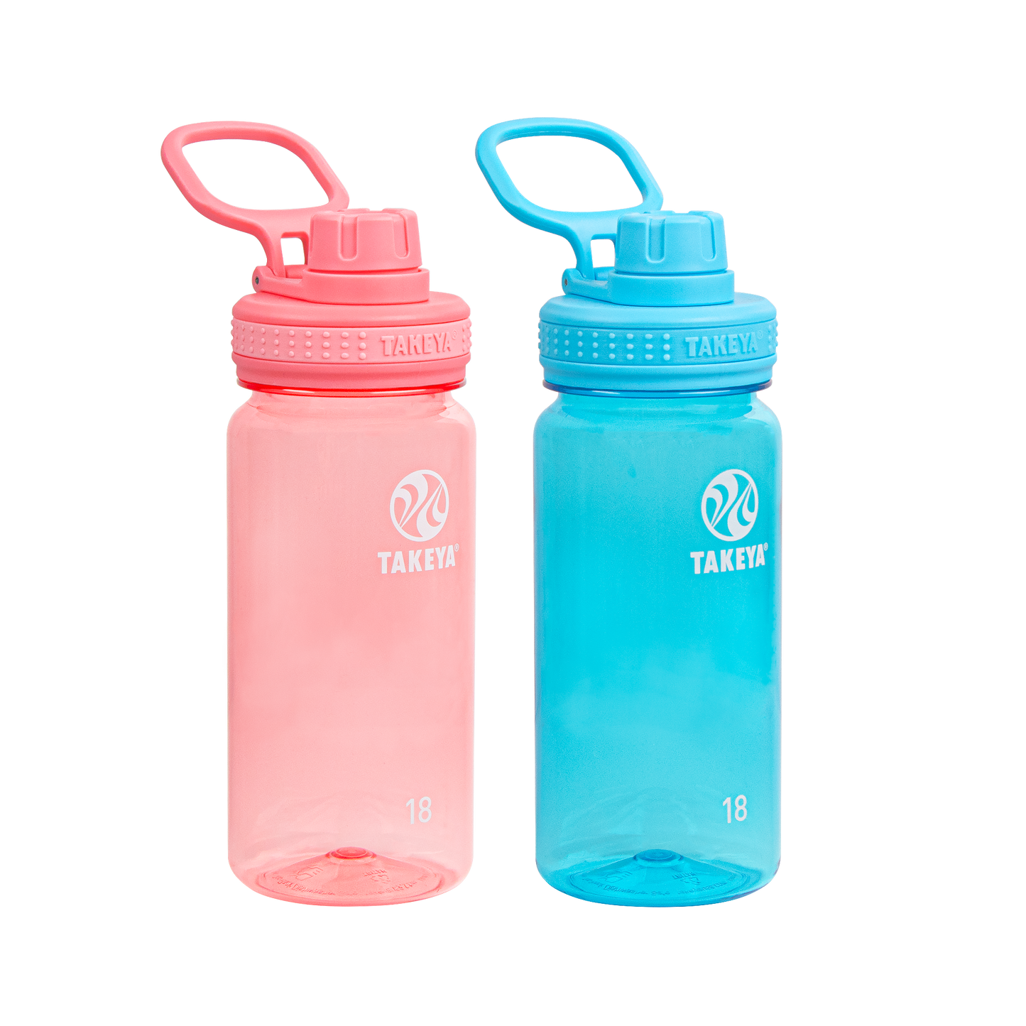 tritan-water-bottle-bundle-with-spout-lid-2-pack-y9 51475-Tritan-Spout-18-2pk-FlutterPink-BreezyBlue-Front_1.png