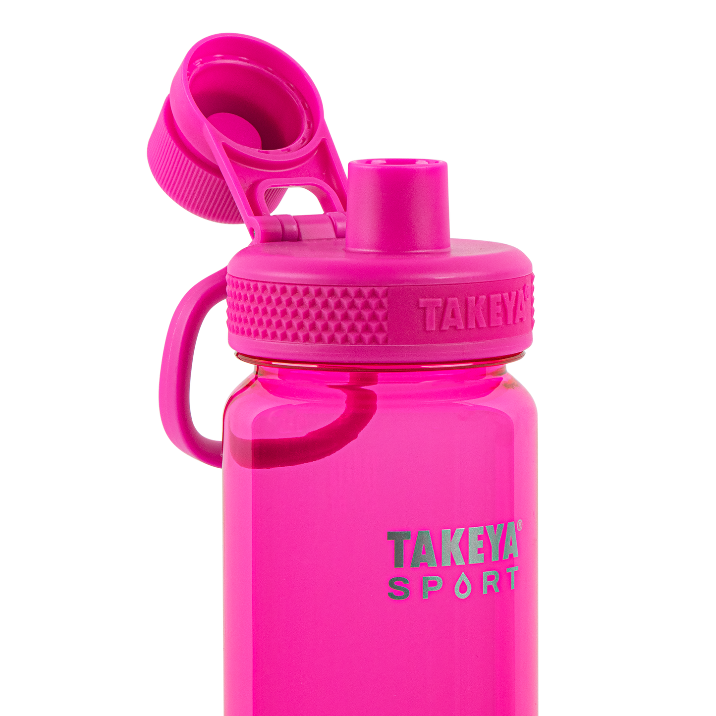 tritan-sport-water-bottle-with-spout-lid-j8 51671-TKS-Tritan-Spout-24-PinkSweep-openlid.png