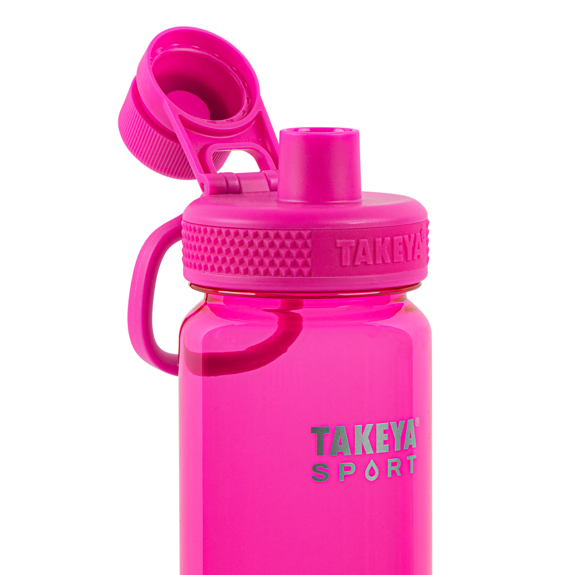 tritan-sport-water-bottle-with-spout-lid-j8 51671-TKS-Tritan-Spout-24-PinkSweep-openlid.png