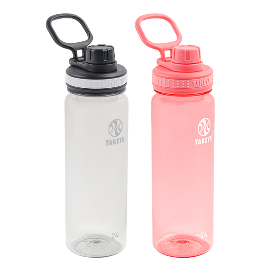 tritan-water-bottle-bundle-with-spout-lid-2-pack-e1 51689-Tritan-Spout-24-2pk-Clear-FlutterPink-angle_2e2a67e8-7240-4517-90e1-85605eacf4b2.png
