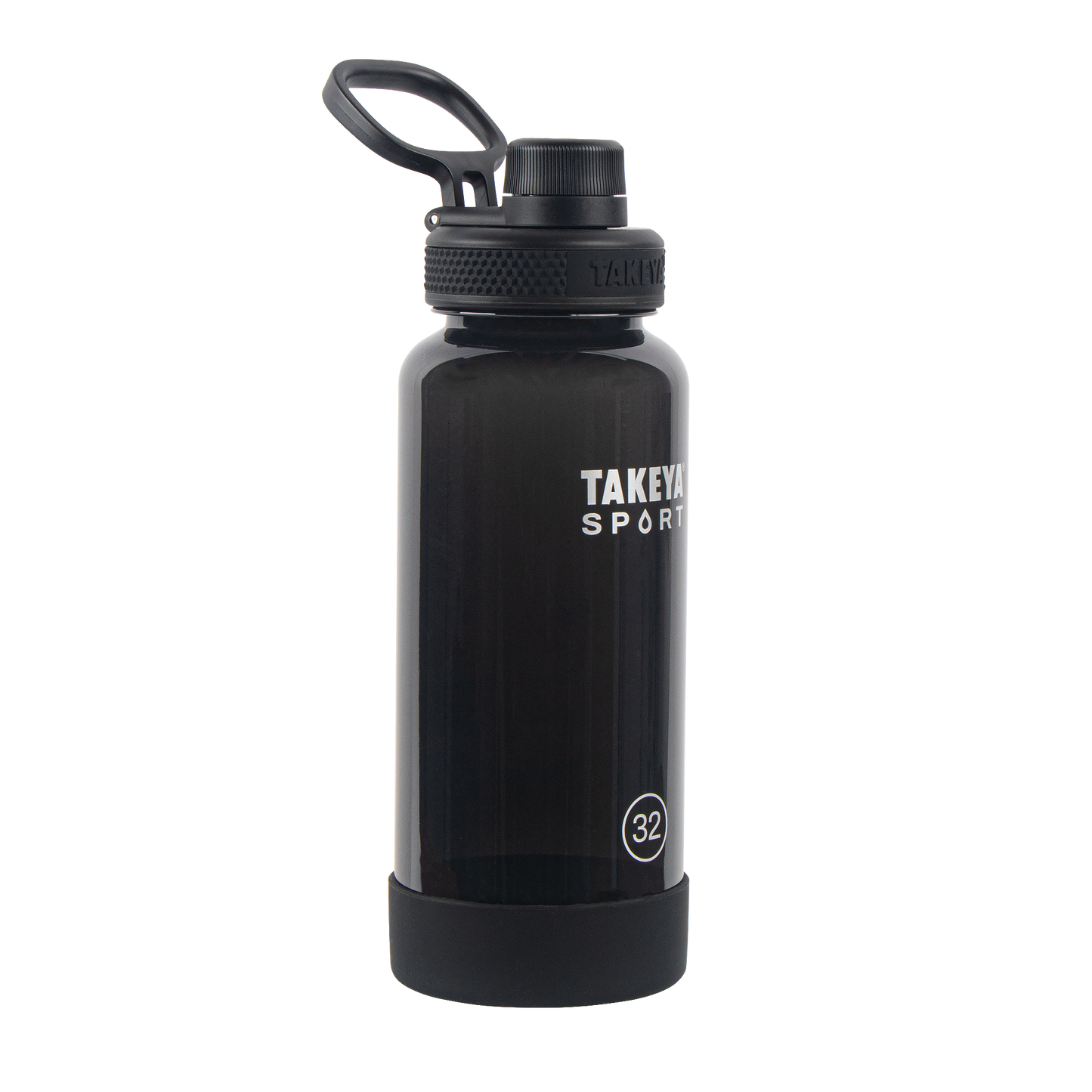 tritan-sport-water-bottle-with-spout-lid-j8 51829-TKS-Tritan-Spout-32-GrandSlamBlack-frontangle.png