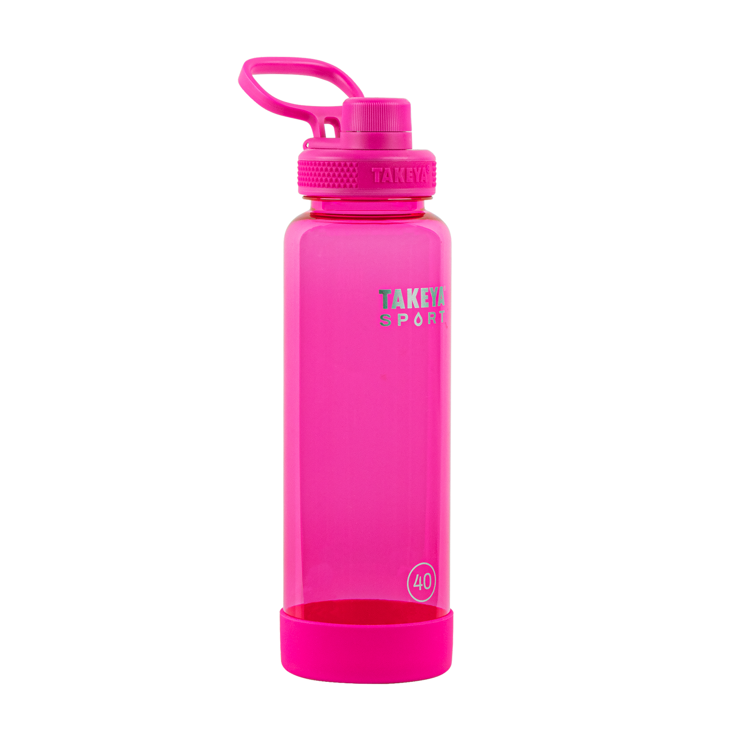 tritan-sport-water-bottle-with-spout-lid-j8 52030-TKS-Tritan-Spout-40-PinkSweep-frontangle.png