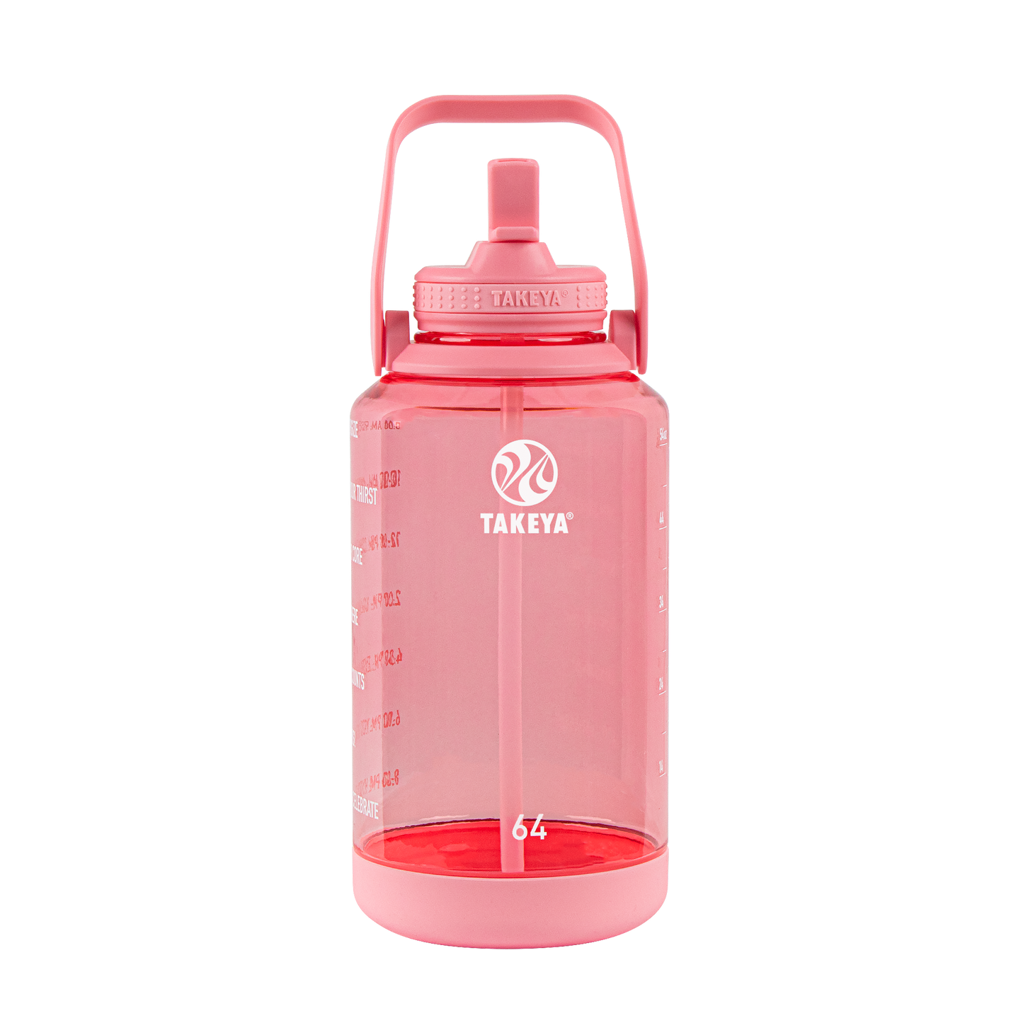 tritan-motivational-water-bottle-with-straw-lid-x4 54143-Tritan-Straw-Motivational-64-FlutterPink-front.png