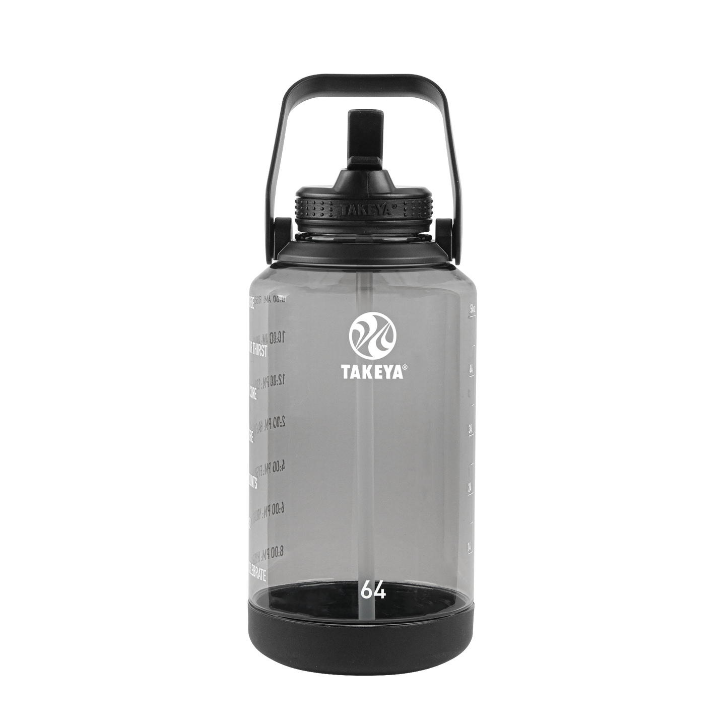 tritan-motivational-water-bottle-with-straw-lid-x4 54145-Tritan-Straw-Motivational-64-StormyBlack-front.png